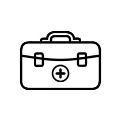Icon of a doctorchest / first aid kit