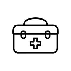 Icon of a doctorchest / first aid kit