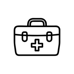 Icon of a doctorchest / first aid kit