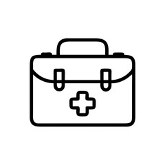 Icon of a doctorchest / first aid kit