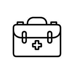 Icon of a doctorchest / first aid kit