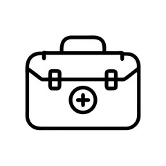 Icon of a doctorchest / first aid kit