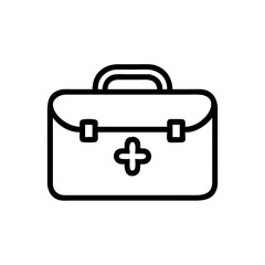 Icon of a doctorchest / first aid kit