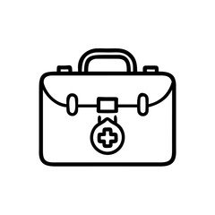 Icon of a doctorchest / first aid kit