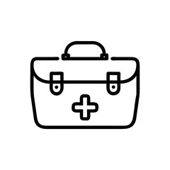 Icon of a doctorchest / first aid kit