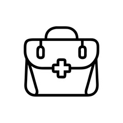 Icon of a doctorchest / first aid kit