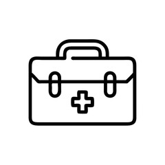 Icon of a doctorchest / first aid kit