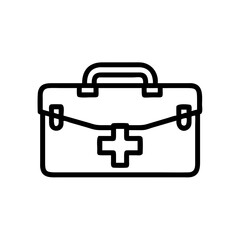 Icon of a doctorchest / first aid kit
