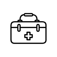 Icon of a doctorchest / first aid kit