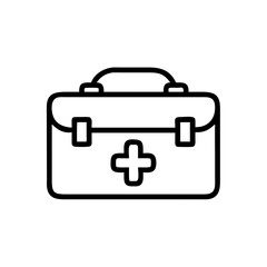 Icon of a doctorchest / first aid kit