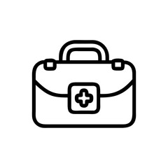 Icon of a doctorchest / first aid kit