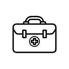 Icon of a doctorchest / first aid kit