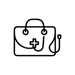 Icon of a doctorchest / first aid kit
