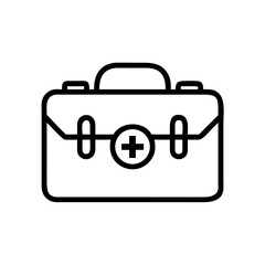 Icon of a doctorchest / first aid kit