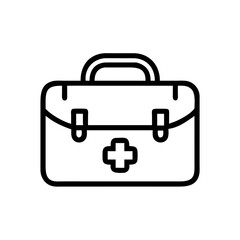 Icon of a doctorchest / first aid kit