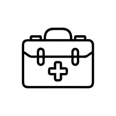 Icon of a doctorchest / first aid kit