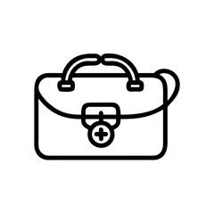 Icon of a doctorchest / first aid kit