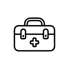 Icon of a doctorchest / first aid kit