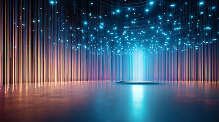 Immersive Metaverse Portal Cinematic Sci-Fi Stage Design with Ethereal Neon Lighting, Digital Transformation Narrative for Futuristic Brand Experience 08042025Ryzhkov 86551337 2