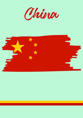 China flag creatives