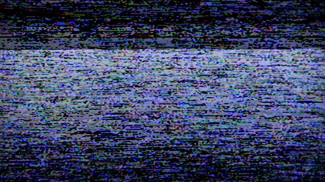 Vintage warning Rated X Adults Only videotape with video noise and static. Original explicit content warning on authentic damaged VHS tape captured with a 4k camera.