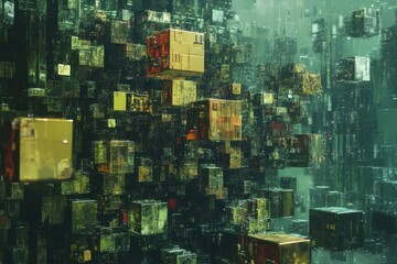 Futuristic Abstract Digital Art