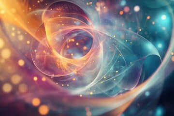 Abstract Cosmic Swirl