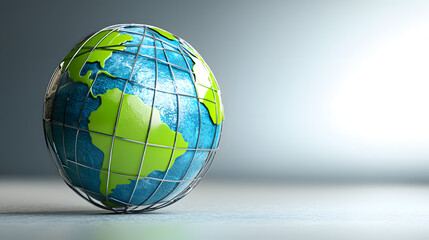 3d Globe Icon with Bright Blue Oceans and Green Contin D32fdfd2 Af45 4618 8dde 5a8a22185b20 0