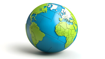 3d Globe Icon with Bright Blue Oceans and Green Contin D32fdfd2 Af45 4618 8dde 5a8a22185b20 1