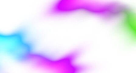 Abstract neon glowing color gradients shape cutout on transparent background, neon wave fluid overlay effect, light leaks, film grain texture, blurred color effect bright neon light beams effect