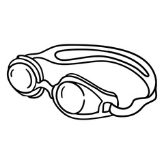 Waterpolo swimming goggles stroke