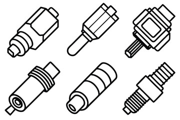 Connectors Line Art Designs