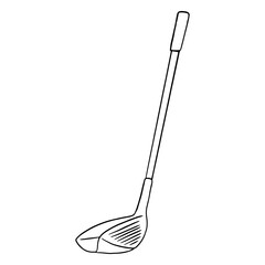 Golf playing club stroke