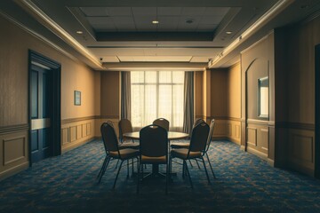 Fototapeta premium Empty Conference Room Interior