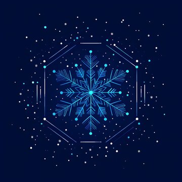 Blue Snowflake Winter Season Vector Design Flat V ABCE CE2 FE BBF 2