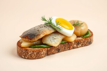 Traditional Swedish Smorgasbord Sandwich
