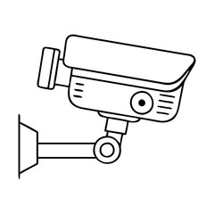 surveillance security camera icon, surveillance security camera vector illustration-simple illustration of surveillance security camera, perfect for surveillance security camera logos and icons