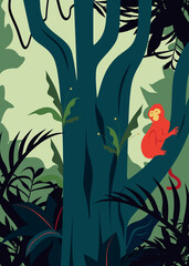 forest and animal illustrations