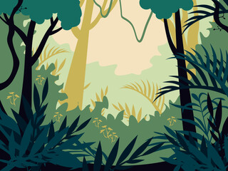 forest and animal illustrations