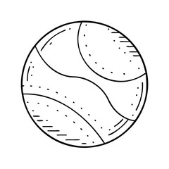 tennis ball icon, tennis ball vector illustration-simple illustration of tennis ball, perfect for tennis ball logos and icons