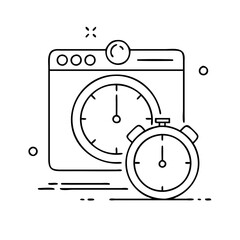 timer icon, timer vector illustration-simple illustration of timer, perfect for timer logos and icons