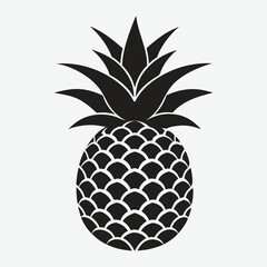 Obraz premium Pineapple silhouette art illustration 