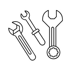 tools icon, tools vector illustration-simple illustration of tools, perfect for tools logos and icons