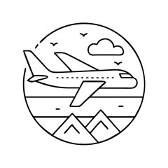 travel icon, travel vector illustration-simple illustration of travel, perfect for travel logos and icons