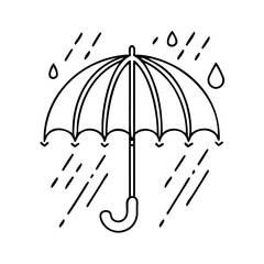 umbrella icon, umbrella vector illustration-simple illustration of umbrella, perfect for umbrella logos and icons