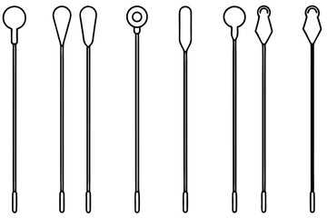 Curettes Line art Stainless Steel Tools