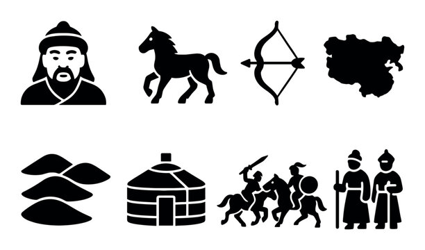 Mongolian culture: genghis khan, nomadic life, warriors, symbols