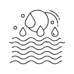 water icon, water vector illustration-simple illustration of water, perfect for water logos and icons