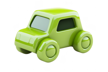 Transport toy car for kids playroom decor colorful plastic vehicle child-friendly environment close-up view imaginative play