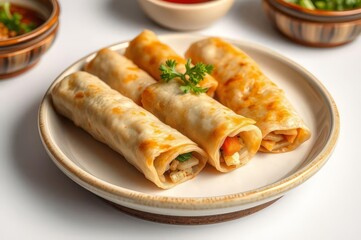 Crispy Vegetarian Spring Rolls